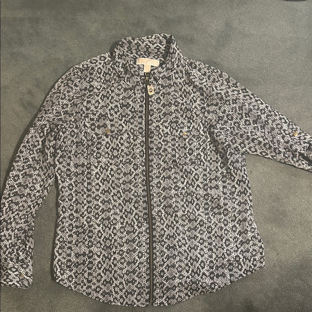Michael Kors Woman’s Black grey and White Jacket/shirt